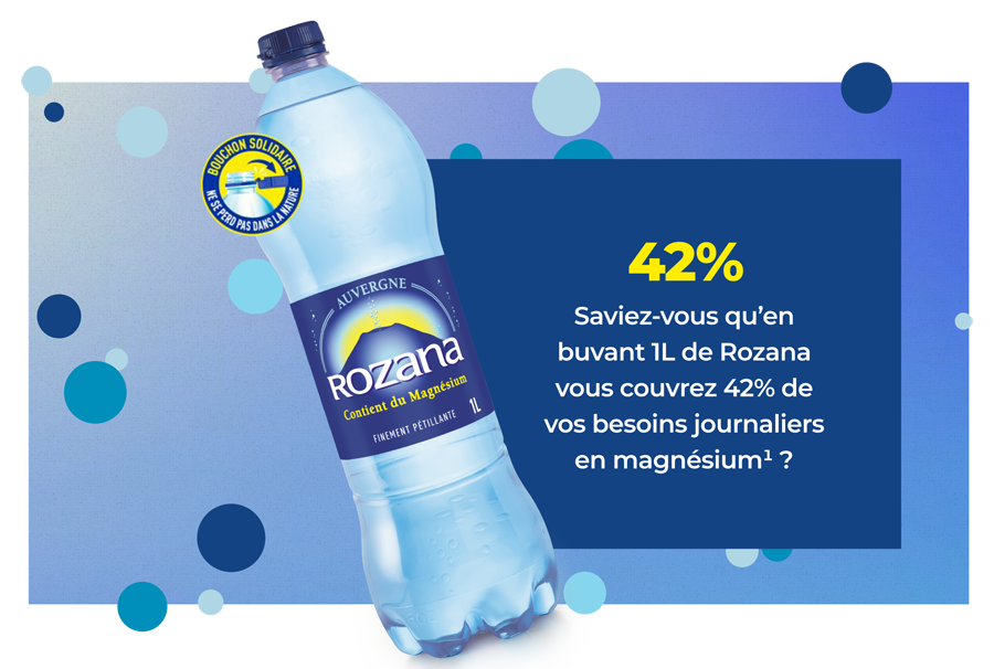 42% de besoins journaliers en magnésium